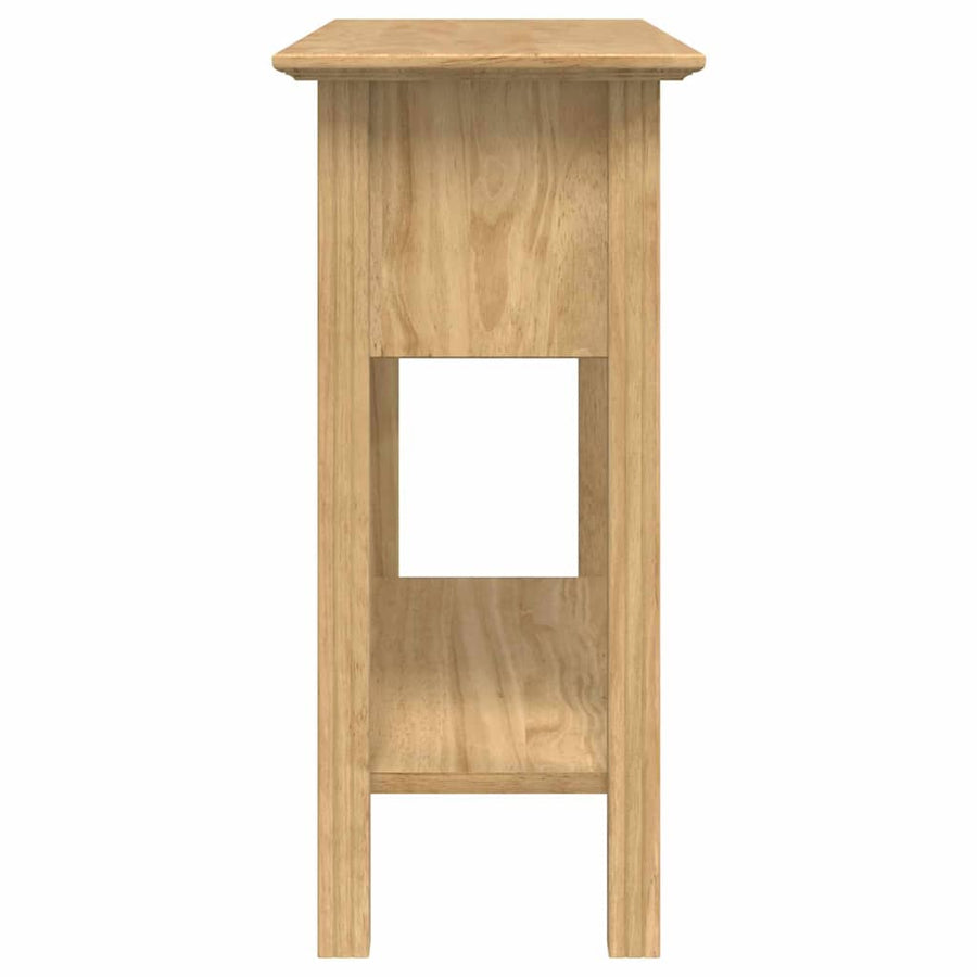 Wandtafel BODO Honingbruin 91 x 34.7 x 74 cm Bewerkt hout