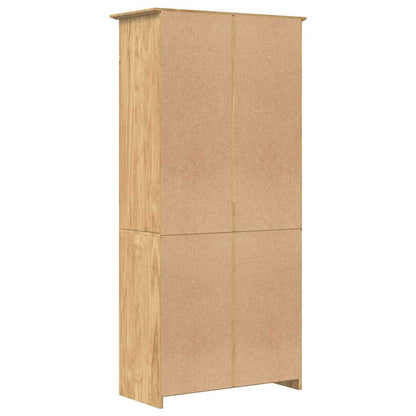 Boekenkast BODO Honingbruin 82 x 40 x 173 cm Bewerkt hout