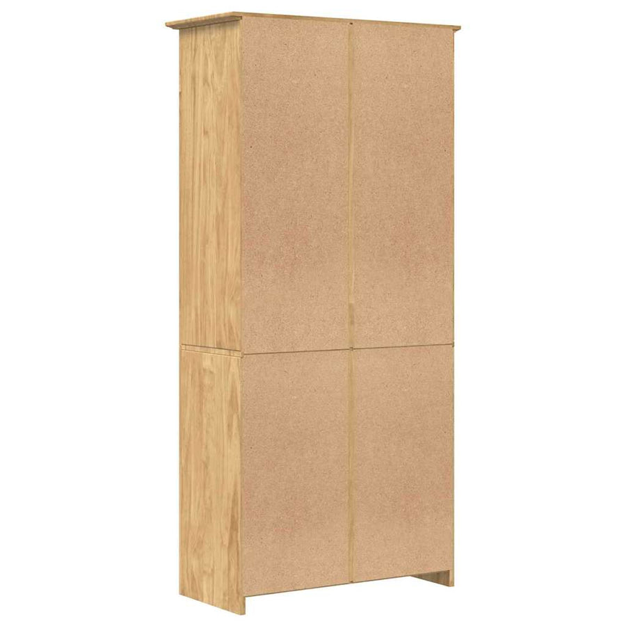 Boekenkast BODO Honingbruin 82 x 40 x 173 cm Bewerkt hout