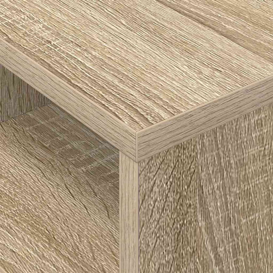 Bijzettafel Sonoma Eiken 30,5 x 30 x 45 cm Bewerkt hout