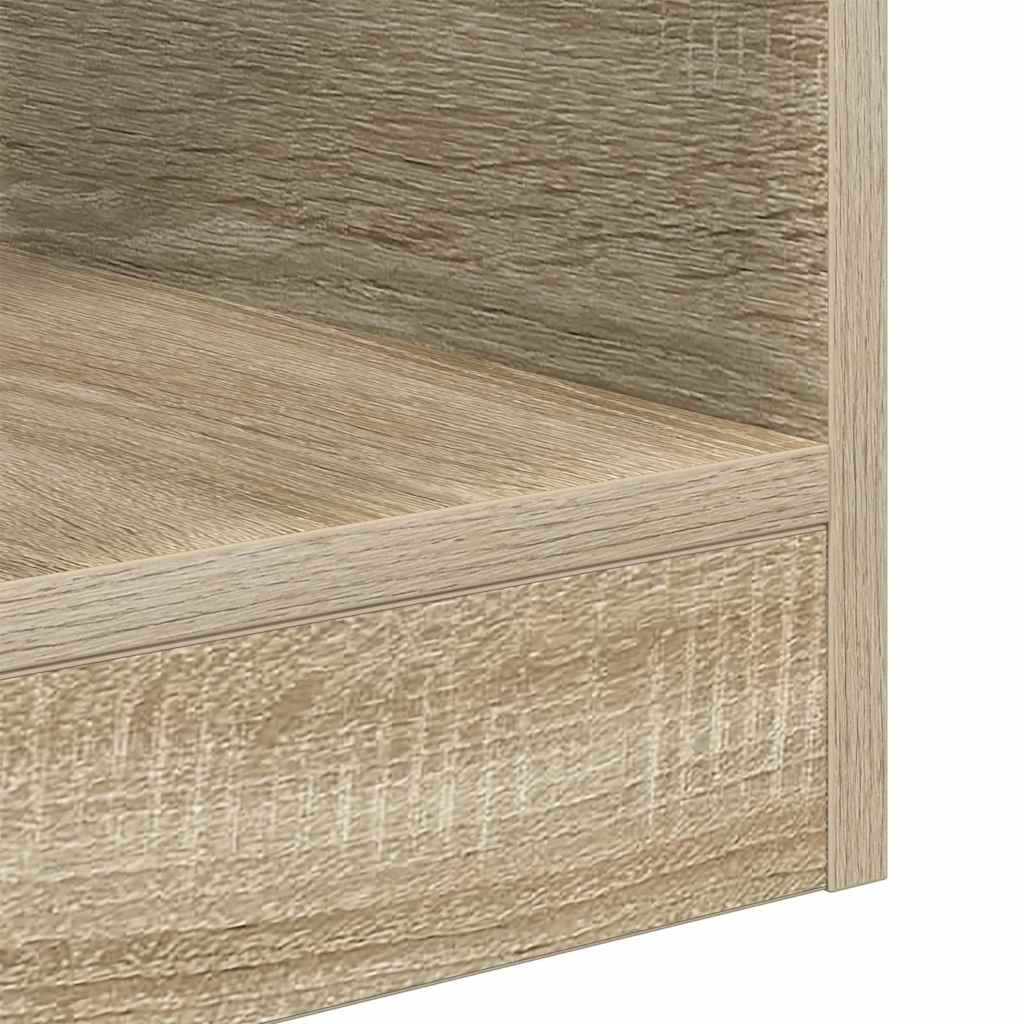 Bijzettafel Sonoma Eiken 30,5 x 30 x 45 cm Bewerkt hout