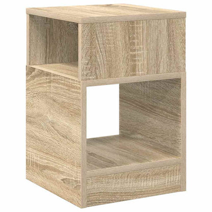 Bijzettafel Sonoma Eiken 30,5 x 30 x 45 cm Bewerkt hout