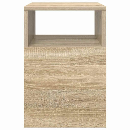 Bijzettafel Sonoma Eiken 30,5 x 30 x 45 cm Bewerkt hout