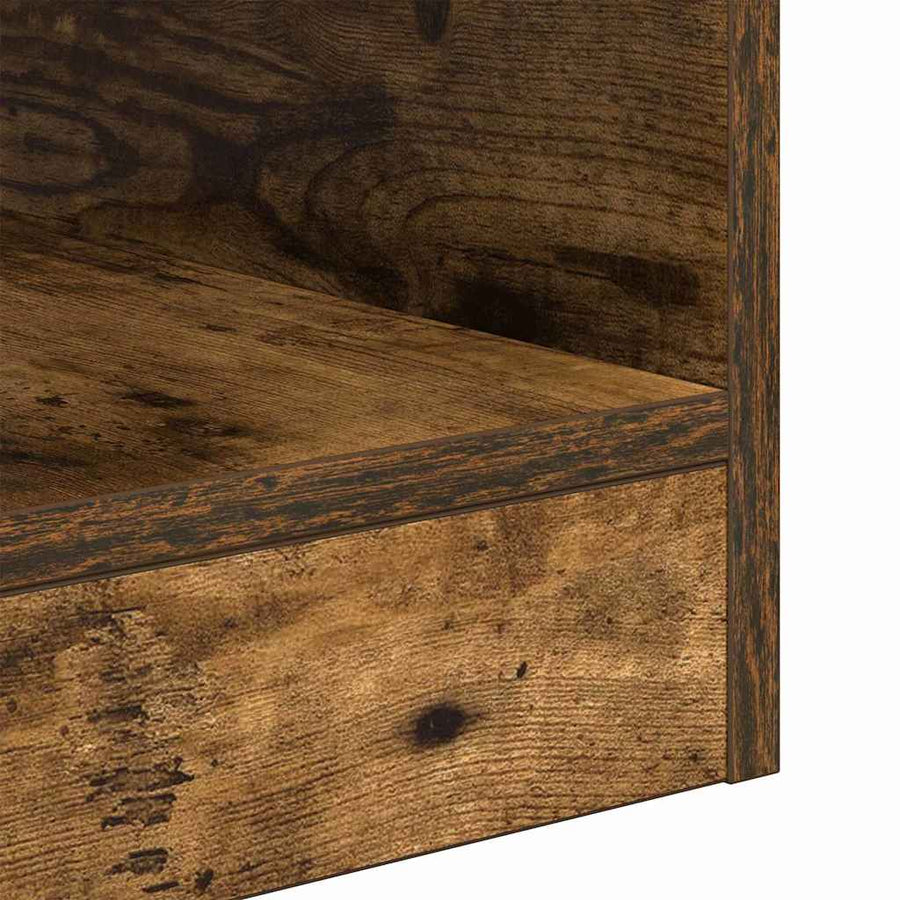 Bijzettafel Gerookt eiken 30,5 x 30 x 45 cm Bewerkt hout