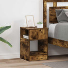 Side Table 2 pcs Smoked Oak 30.5 x 30 x 45 cm Engineered Wood