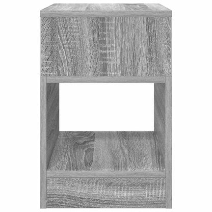 Bijzettafel Grijs Sonoma 30,5 x 30 x 45 cm Bewerkt hout