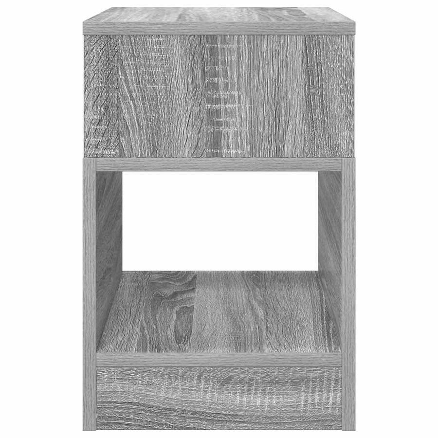 Bijzettafel Grijs Sonoma 30,5 x 30 x 45 cm Bewerkt hout