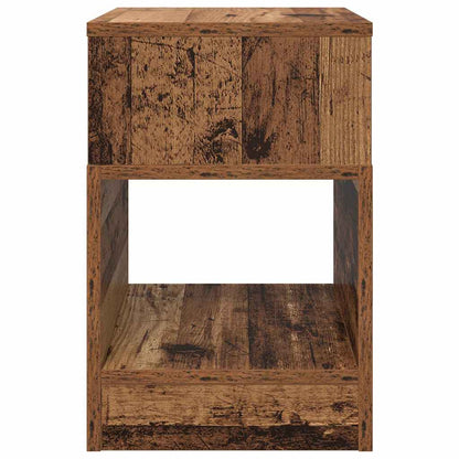 Bijzettafel Oudhout 30,5 x 30 x 45 cm Bewerkt hout