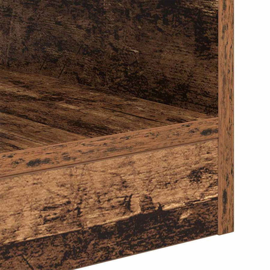 Bijzettafel 2 pcs Oudhout 30,5 x 30 x 45 cm Bewerkt hout