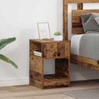 Side Table 2 pcs Solid Wood 30.5 x 30 x 45 cm Engineered Wood