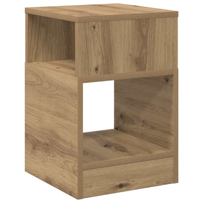 Bijzettafel Artisan Eiken 30,5 x 30 x 45 cm Bewerkt hout