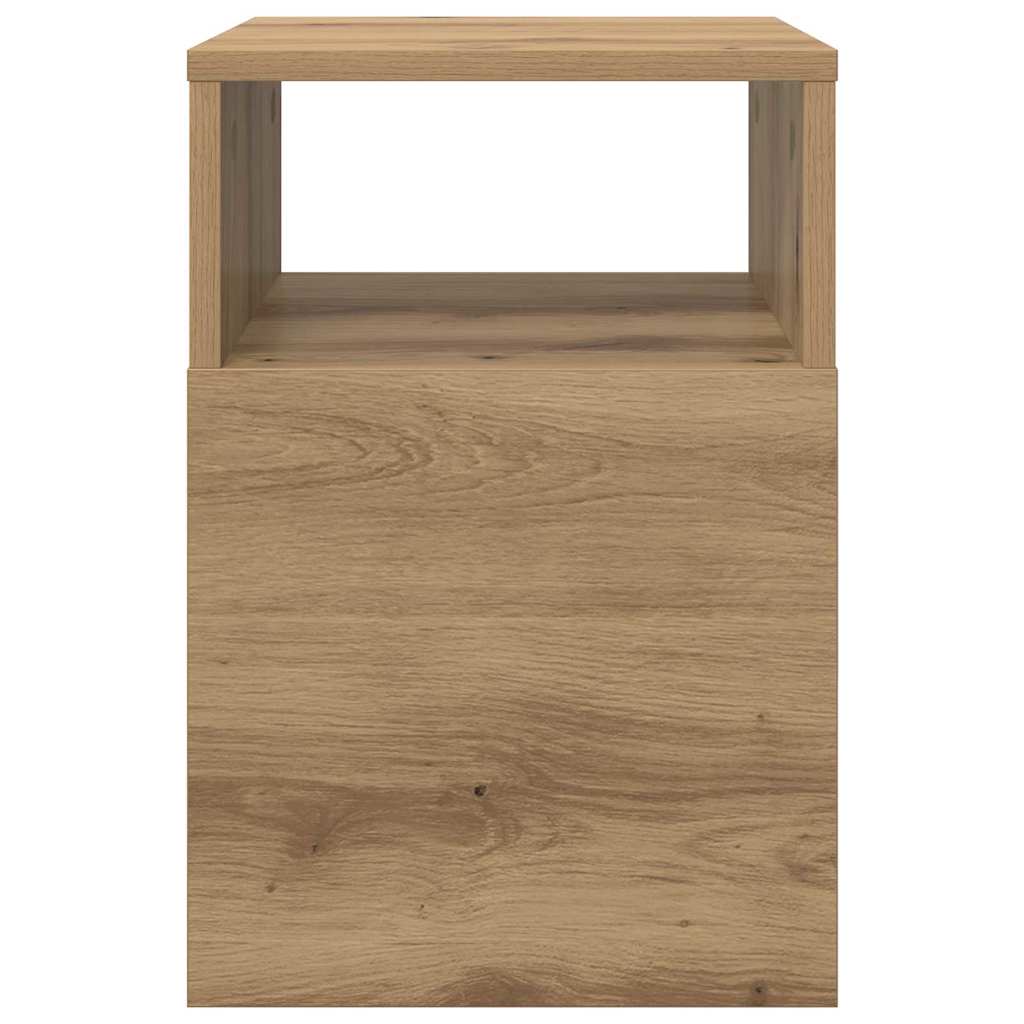Bijzettafel Artisan Eiken 30,5 x 30 x 45 cm Bewerkt hout