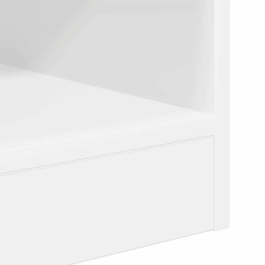 Bijzettafel 2 pcs Wit 40,5 x 40 x 45 cm Bewerkt hout