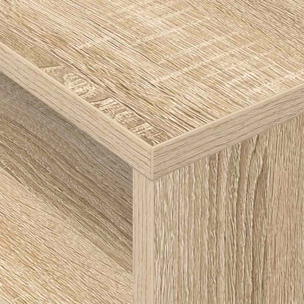 Bijzettafel Sonoma Eiken 40,5 x 40 x 45 cm Bewerkt hout