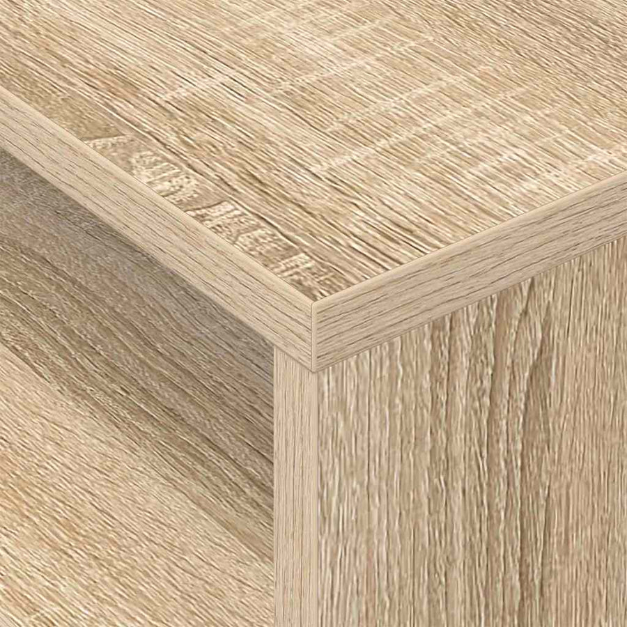Bijzettafel Sonoma Eiken 40,5 x 40 x 45 cm Bewerkt hout
