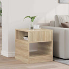 Bijzettafel Sonoma Eiken 40,5x40x45 cm bewerkt hout