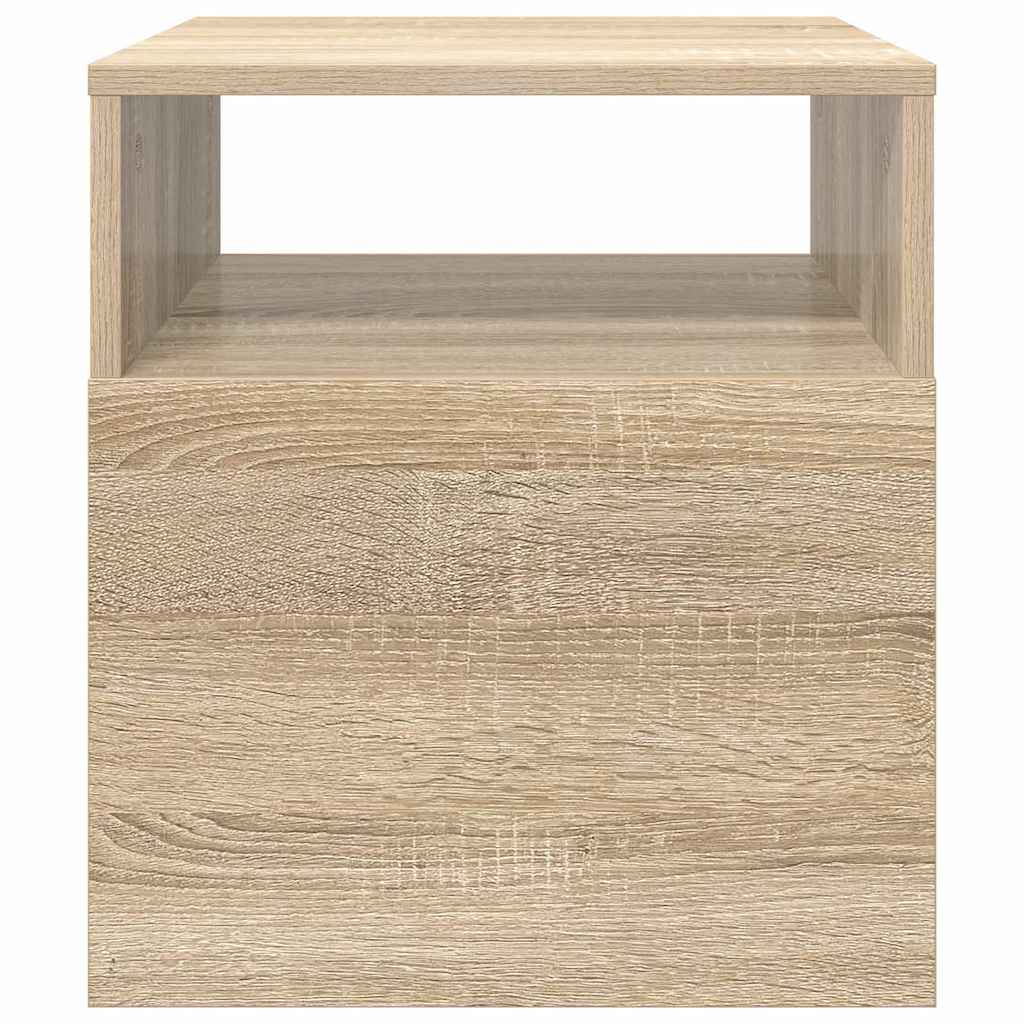 Bijzettafel Sonoma Eiken 40,5 x 40 x 45 cm Bewerkt hout