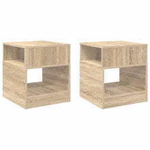 Bijzettafel 2 pcs Sonoma Eiken 40,5 x 40 x 45 cm Bewerkt hout