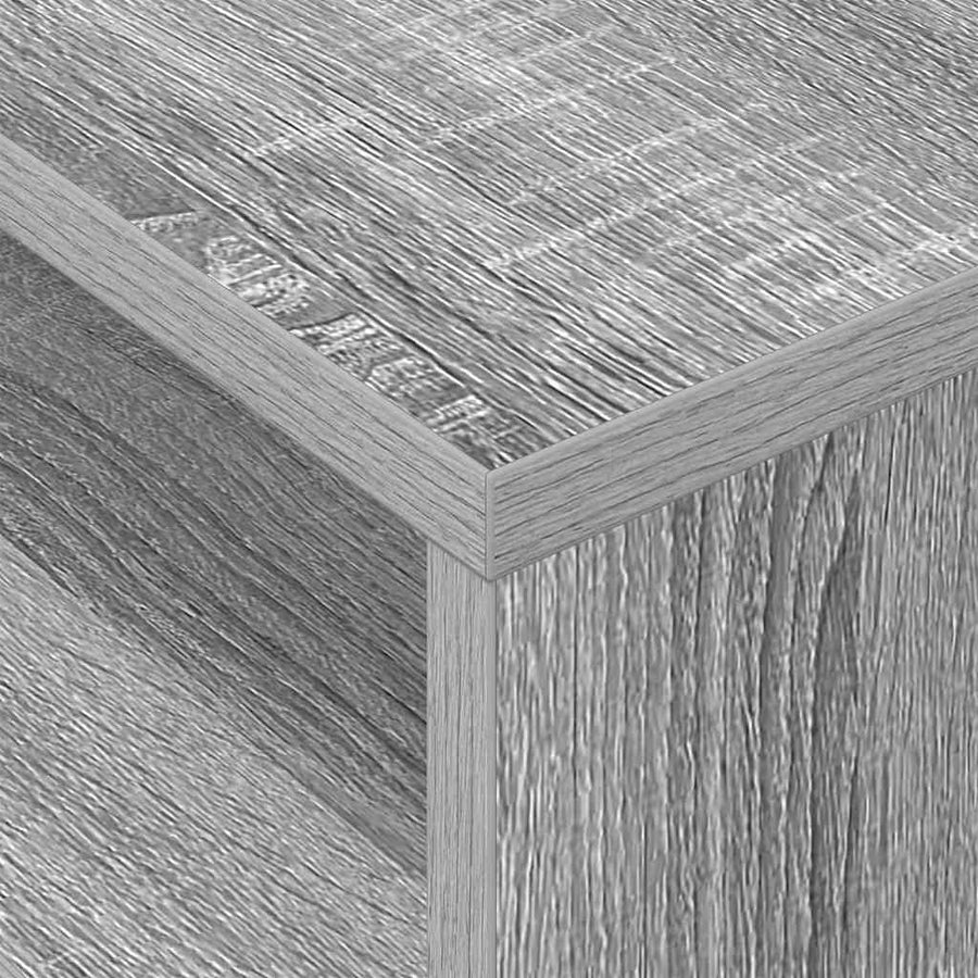 Bijzettafel 2 pcs Grijs Sonoma 40,5 x 40 x 45 cm Bewerkt hout