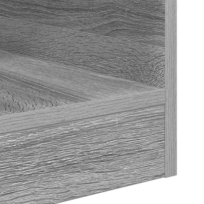 Bijzettafel 2 pcs Grijs Sonoma 40,5 x 40 x 45 cm Bewerkt hout