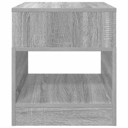 Bijzettafel 2 pcs Grijs Sonoma 40,5 x 40 x 45 cm Bewerkt hout