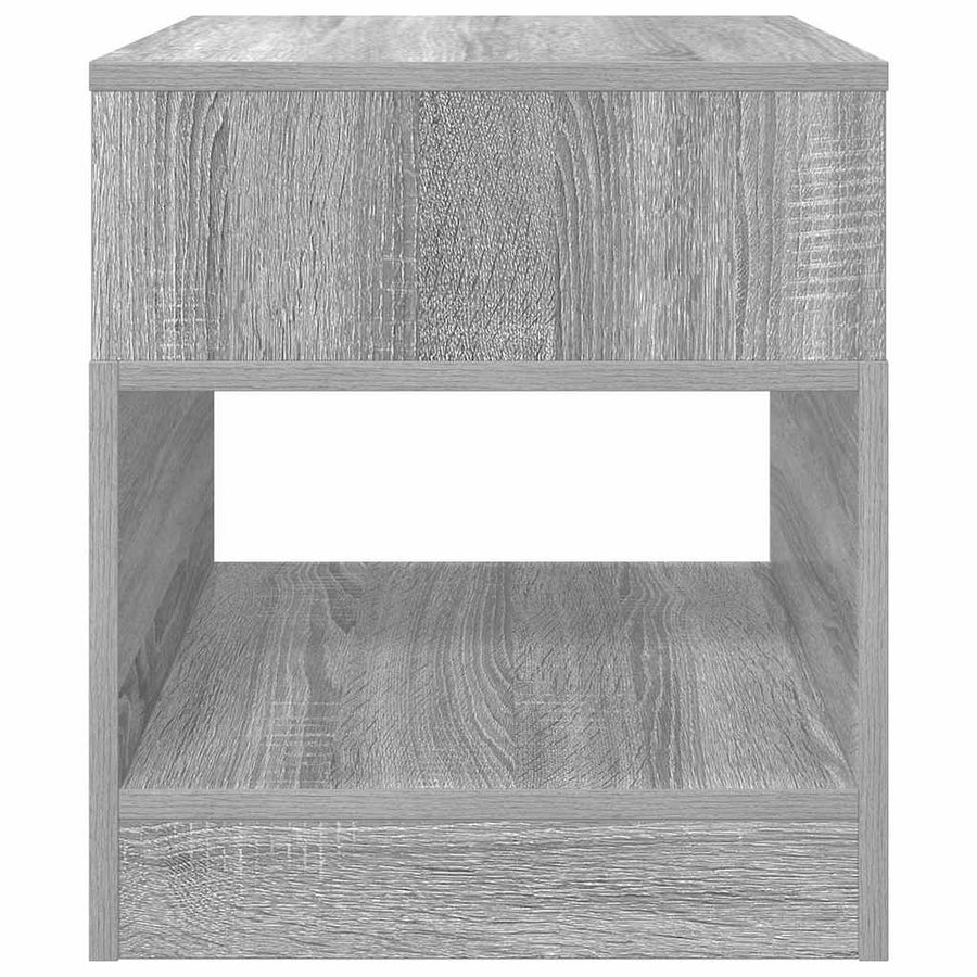 Bijzettafel 2 pcs Grijs Sonoma 40,5 x 40 x 45 cm Bewerkt hout