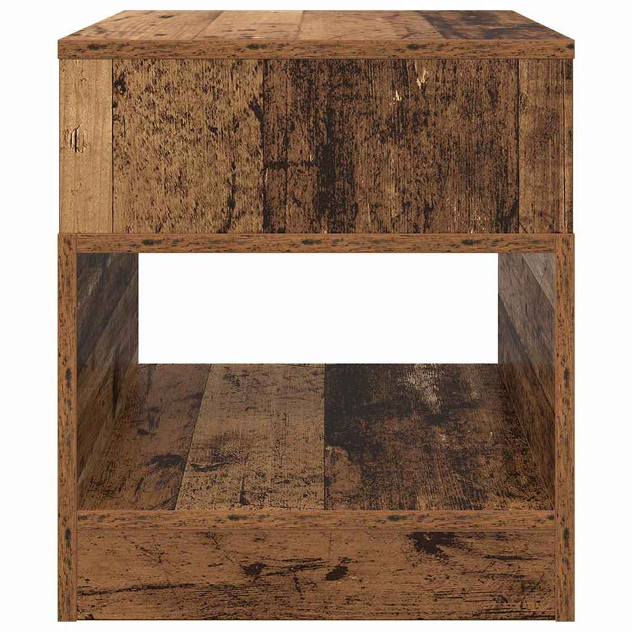 Bijzettafel Oudhout 40,5 x 40 x 45 cm Bewerkt hout