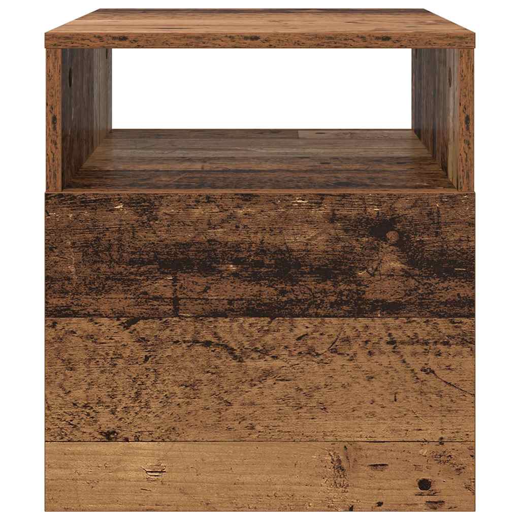 Bijzettafel Oudhout 40,5 x 40 x 45 cm Bewerkt hout