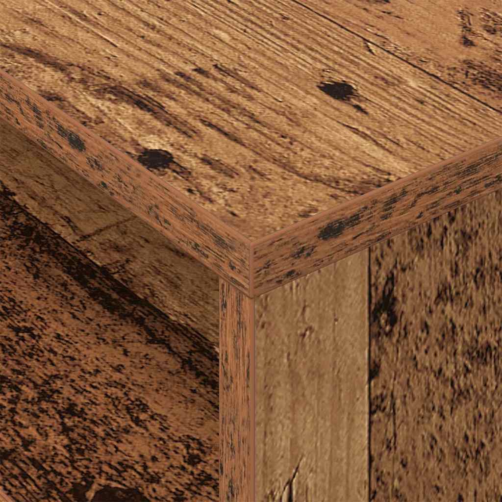 Bijzettafel 2 pcs Oudhout 40,5 x 40 x 45 cm Bewerkt hout