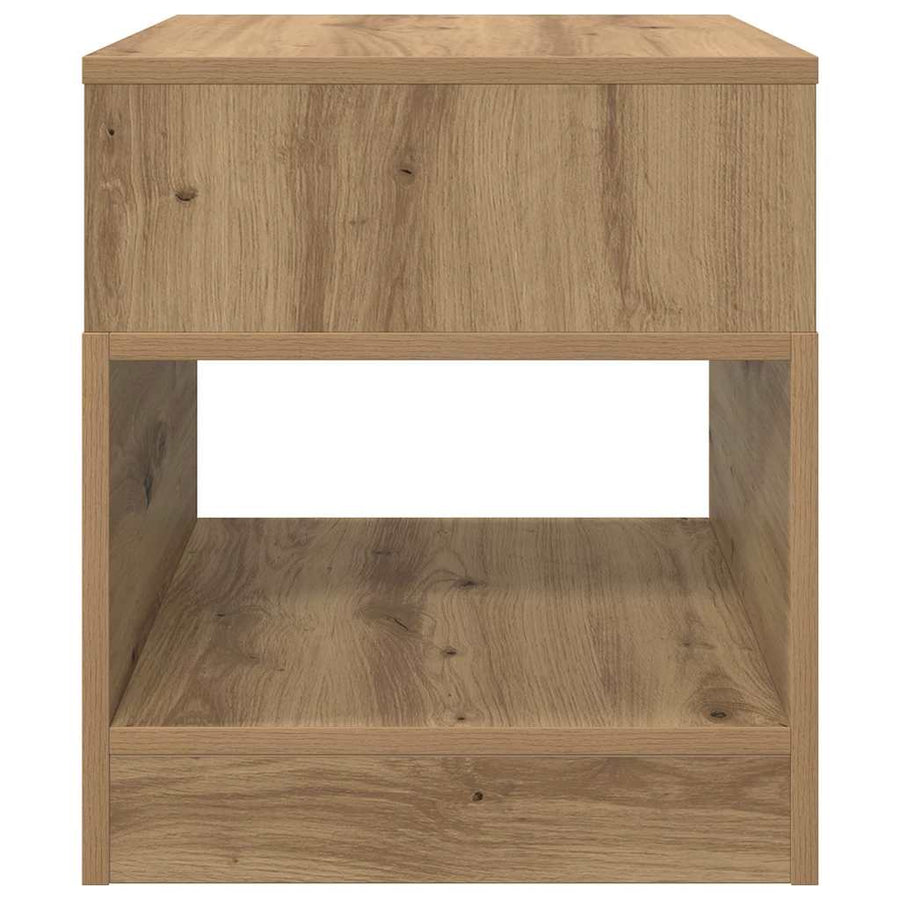 Bijzettafel Artisan Eiken 40,5 x 40 x 45 cm Bewerkt hout