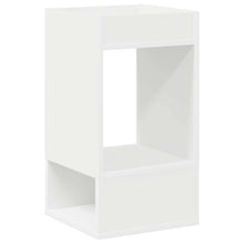 Bijzettafel Wit 30 x 30 x 56 cm Bewerkt hout