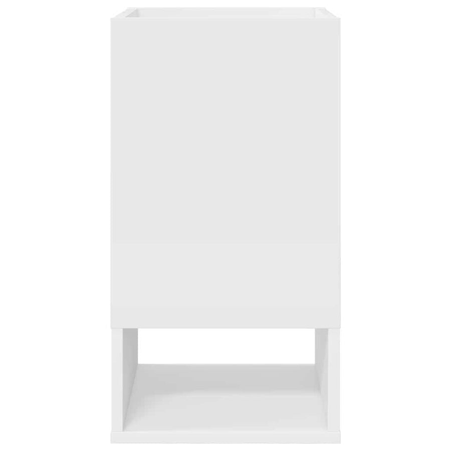 Bijzettafel Wit 30 x 30 x 56 cm Bewerkt hout