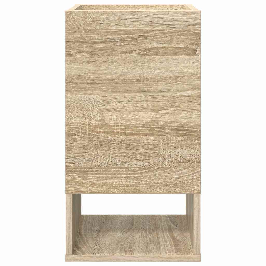 Bijzettafel Sonoma Eiken 30 x 30 x 56 cm Bewerkt hout