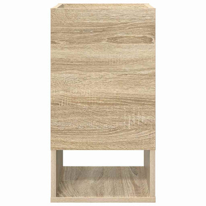 Bijzettafel Sonoma Eiken 30 x 30 x 56 cm Bewerkt hout