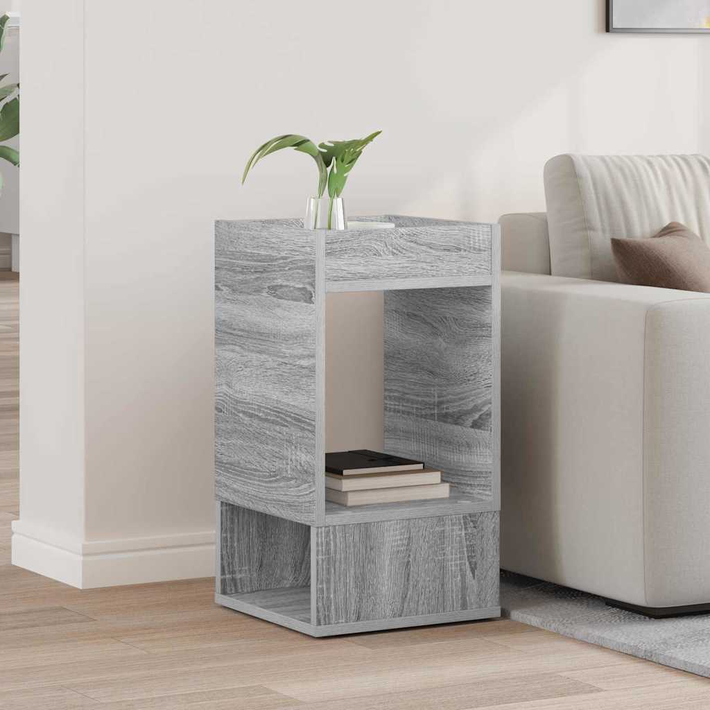 Bijzettafel Grijs Sonoma 30 x 30 x 56 cm Bewerkt hout