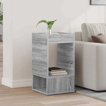 Bijzettafel Grijs Sonoma 30 x 30 x 56 cm Bewerkt hout