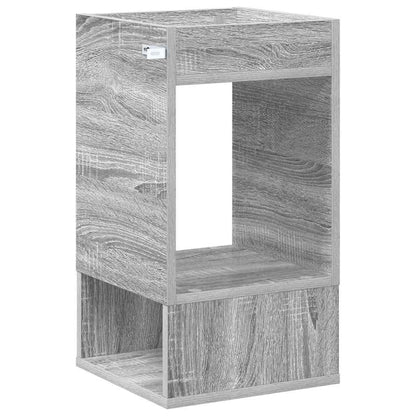 Bijzettafel Grijs Sonoma 30 x 30 x 56 cm Bewerkt hout