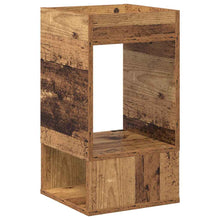 Bijzettafel Oudhout 30 x 30 x 56 cm Bewerkt hout