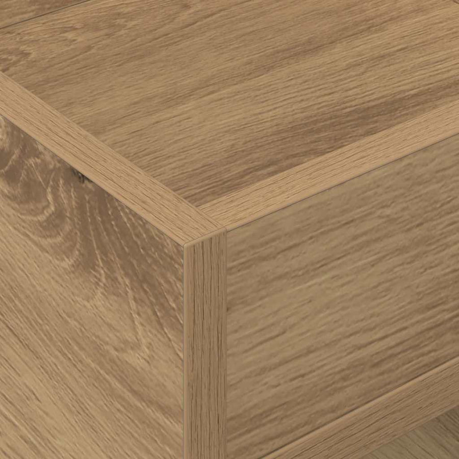 Bijzettafel 2 pcs Artisan Eiken 30 x 30 x 56 cm Bewerkt hout