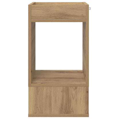Bijzettafel 2 pcs Artisan Eiken 30 x 30 x 56 cm Bewerkt hout