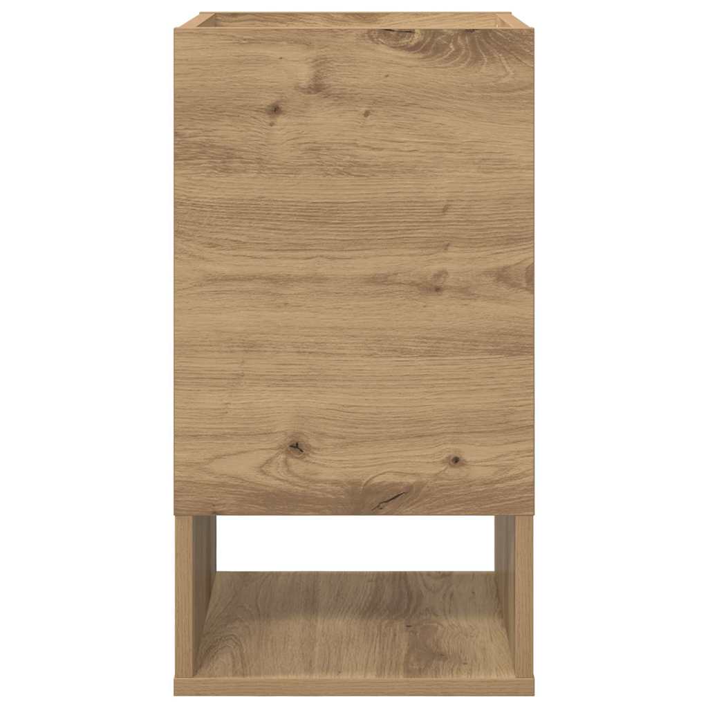 Bijzettafel 2 pcs Artisan Eiken 30 x 30 x 56 cm Bewerkt hout