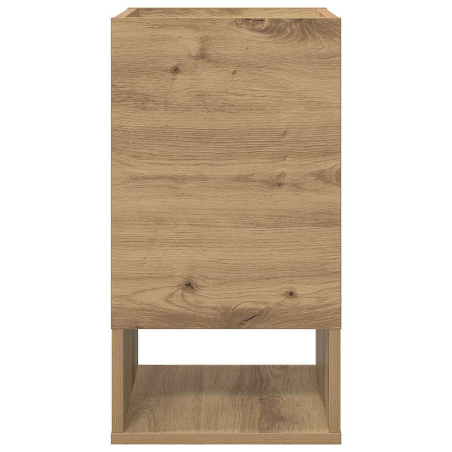 Bijzettafel 2 pcs Artisan Eiken 30 x 30 x 56 cm Bewerkt hout