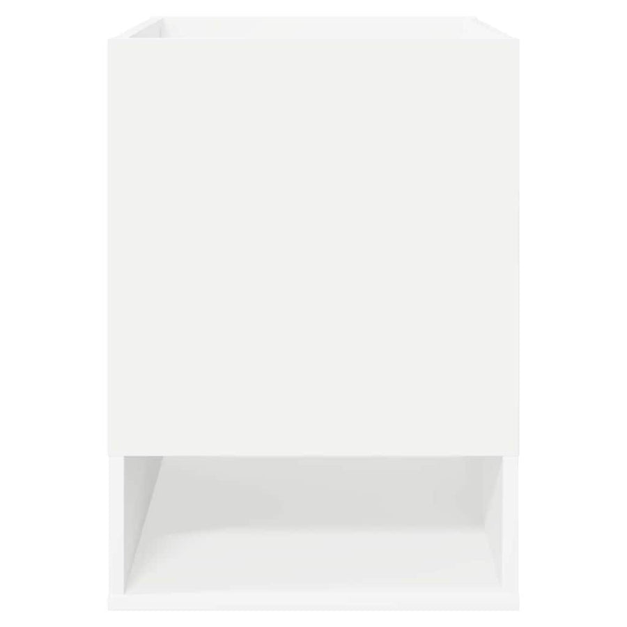 Bijzettafel Wit 40 x 40 x 56 cm Bewerkt hout