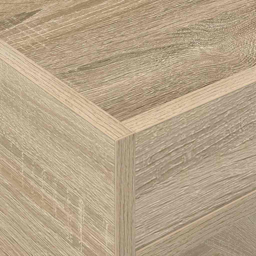 Bijzettafel Sonoma Eiken 40 x 40 x 56 cm Bewerkt hout