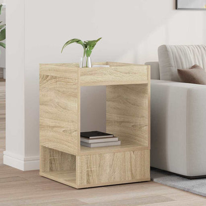 Bijzettafel Sonoma Eiken 40 x 40 x 56 cm Bewerkt hout