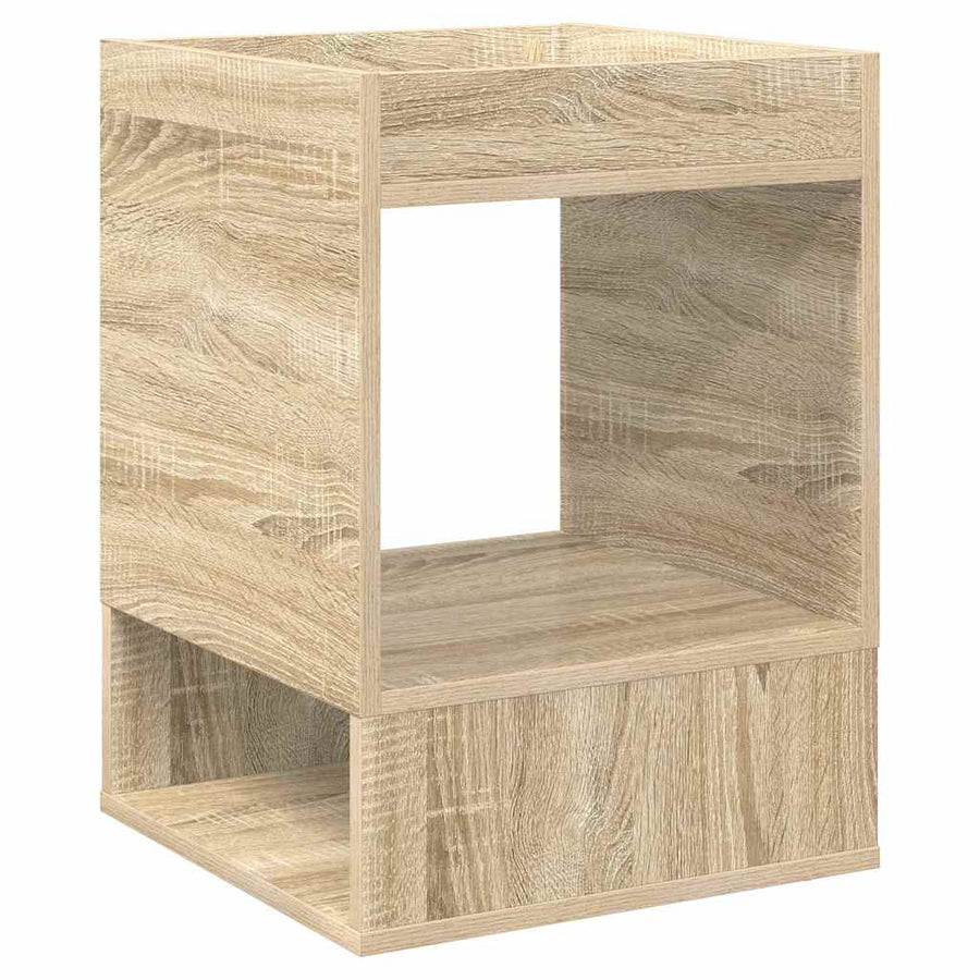 Bijzettafel Sonoma Eiken 40 x 40 x 56 cm Bewerkt hout