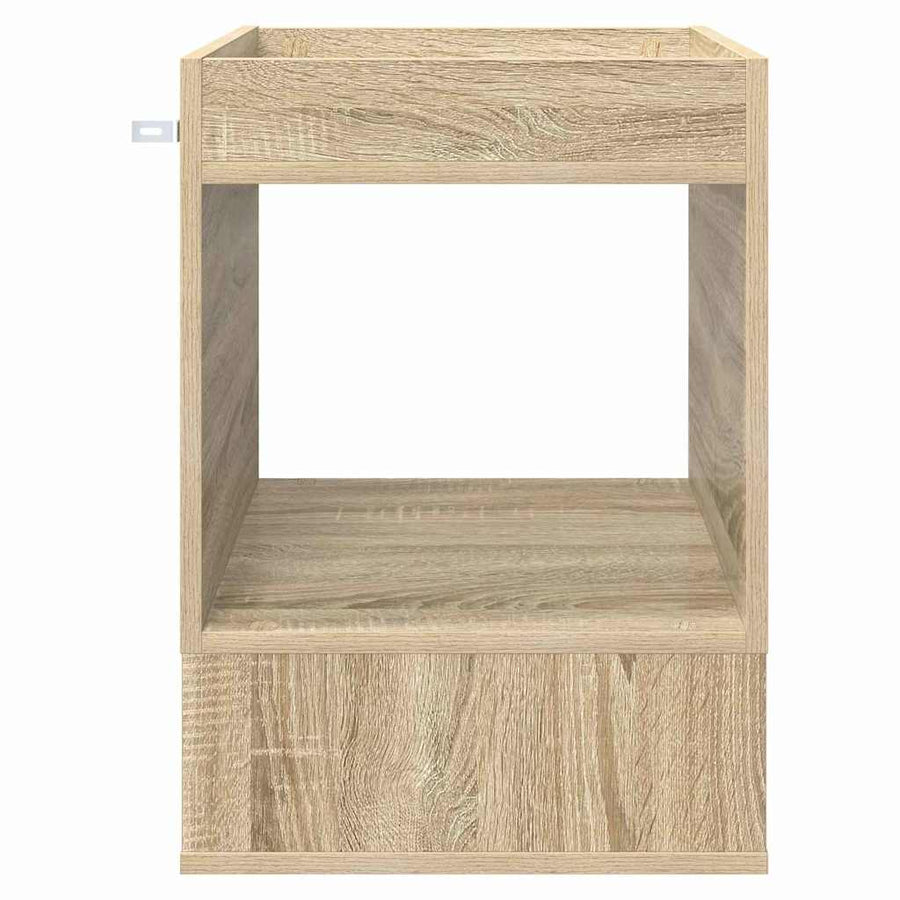 Bijzettafel Sonoma Eiken 40 x 40 x 56 cm Bewerkt hout
