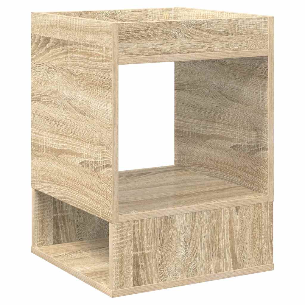 Bijzettafel 2 pcs Sonoma Eiken 40 x 40 x 56 cm Bewerkt hout