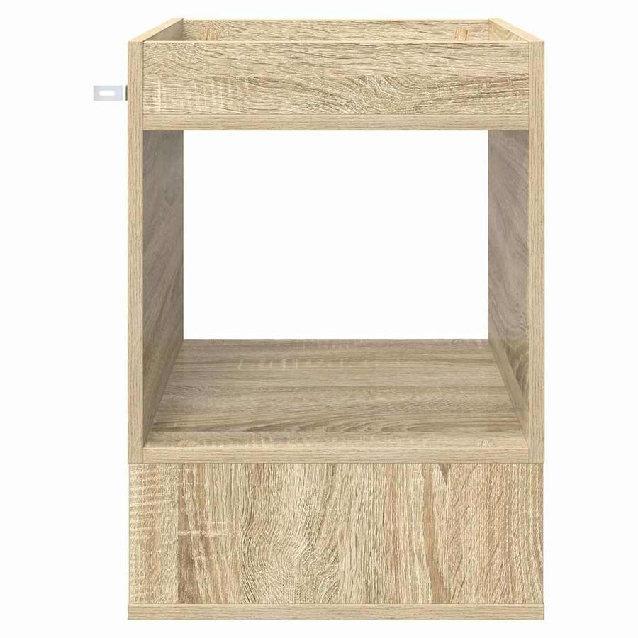 Bijzettafel 2 pcs Sonoma Eiken 40 x 40 x 56 cm Bewerkt hout