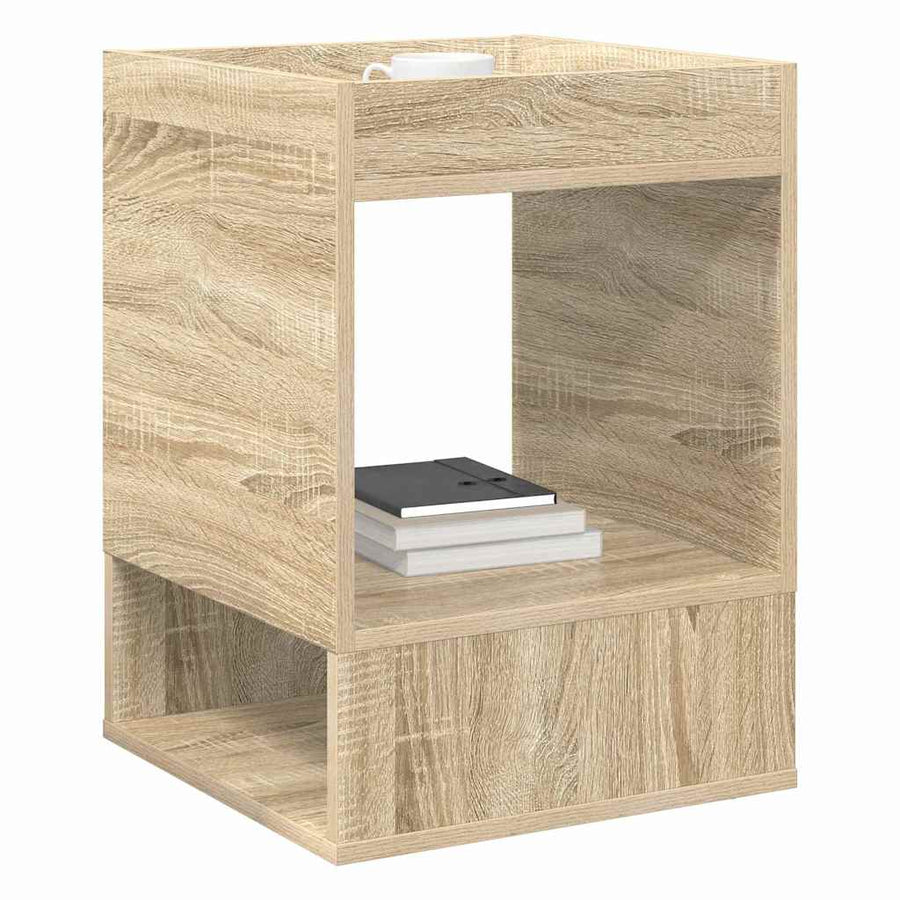 Bijzettafel 2 pcs Sonoma Eiken 40 x 40 x 56 cm Bewerkt hout